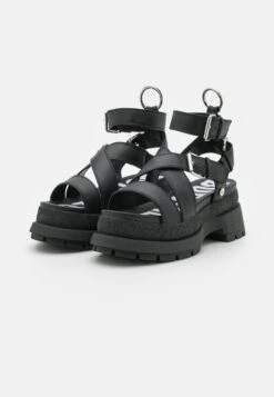 Buffalo Vegan Rude Up - Sandalias Con Plataforma - Black -Buffalo eee6606a36bf4a3dbad105836208d63c