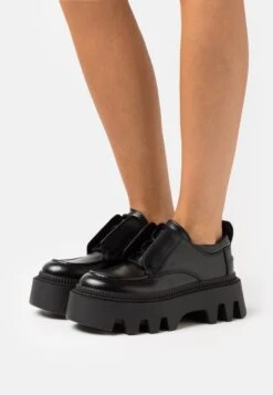 Buffalo Flora Laceup - Zapatos De Vestir - Black