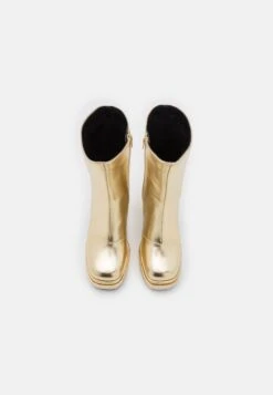 Buffalo May Zip Boot Mid - Botines De Tacón - Gold -Buffalo f5bbf23487d643bca760c1e575cd1ca2