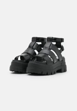 Buffalo Vegan Aspha- Sandalias Con Plataforma - Black -Buffalo f68cec3e546f4406876b80732c762a43