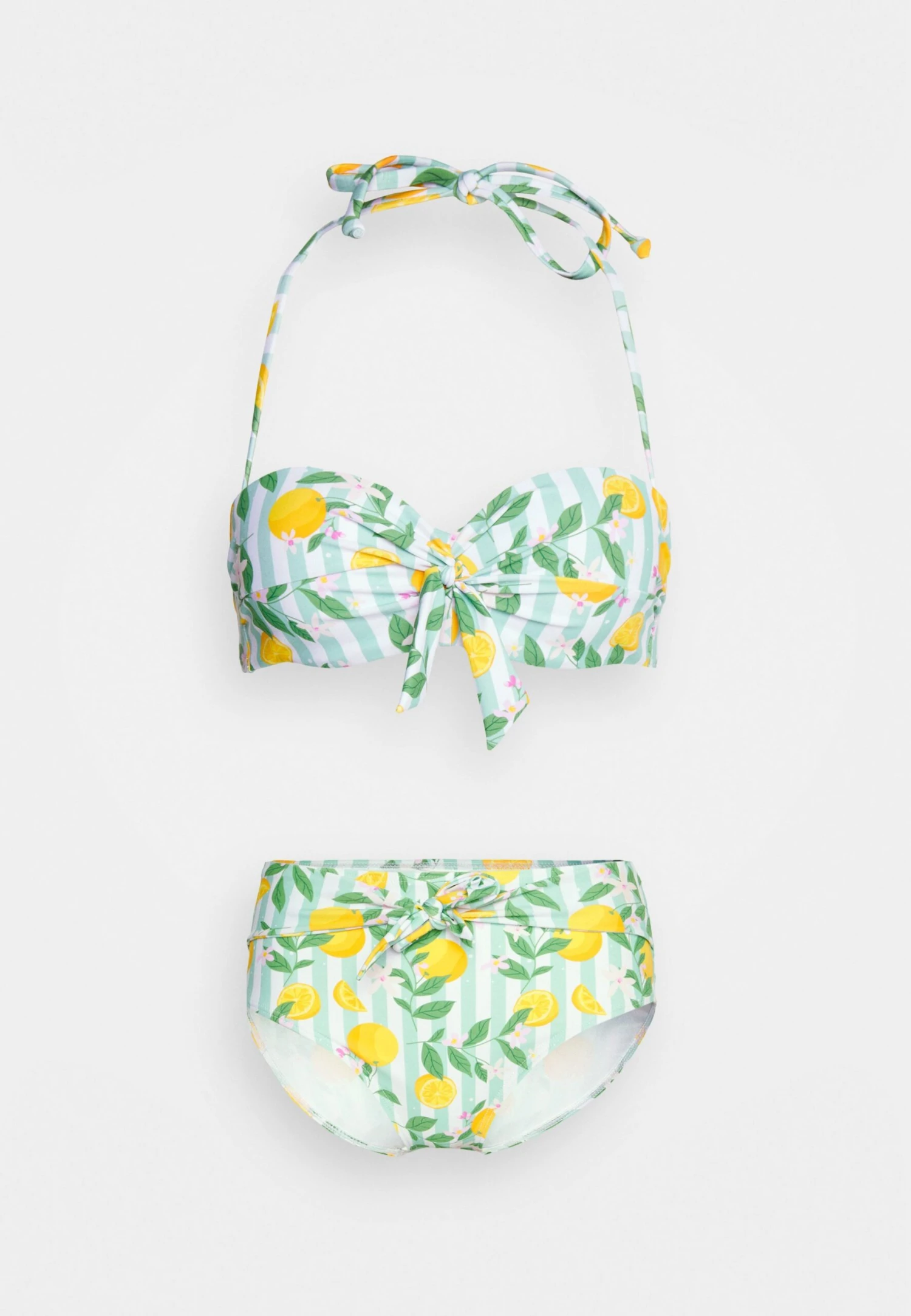 Buffalo Wire Bandeau - Bikini - Mint/Orange 6 Buffalo Wire Bandeau - Bikini - Mint/Orange - Imagen 6