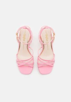 Buffalo Vegan Cherry Cage - Sandalias Con Plataforma - Pink -Buffalo fbe46cae6efb42b0886d262b84e878b4