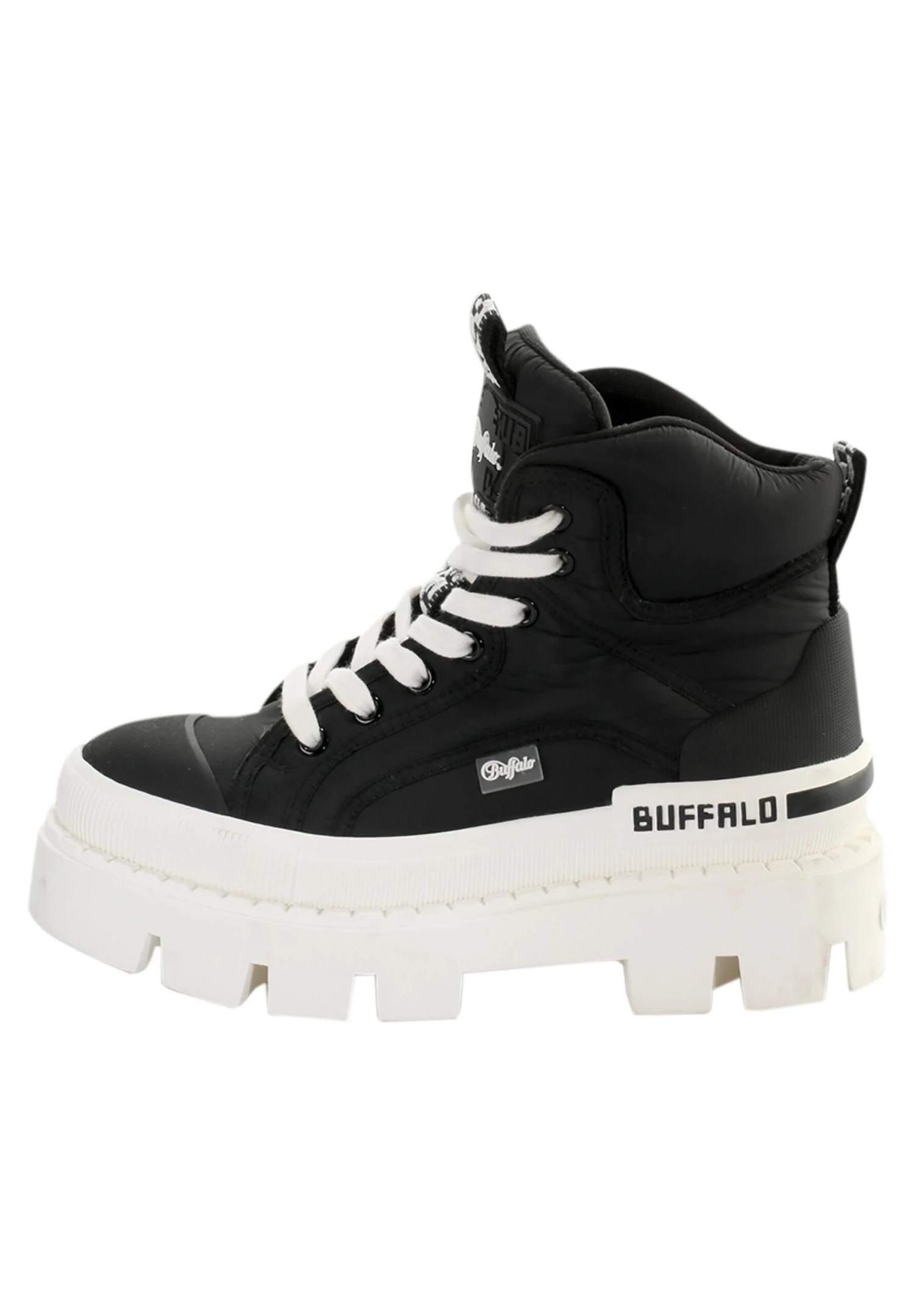 Buffalo Raven Laceup Mid - Zapatillas Altas - Black 2 Buffalo Raven Laceup Mid - Zapatillas Altas - Black - Imagen 2
