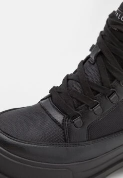 Buffalo Aspha Com Mid Men - Botines Con Cordones - Black -Buffalo fdb76ce63b0d41e890131734e09f67d4