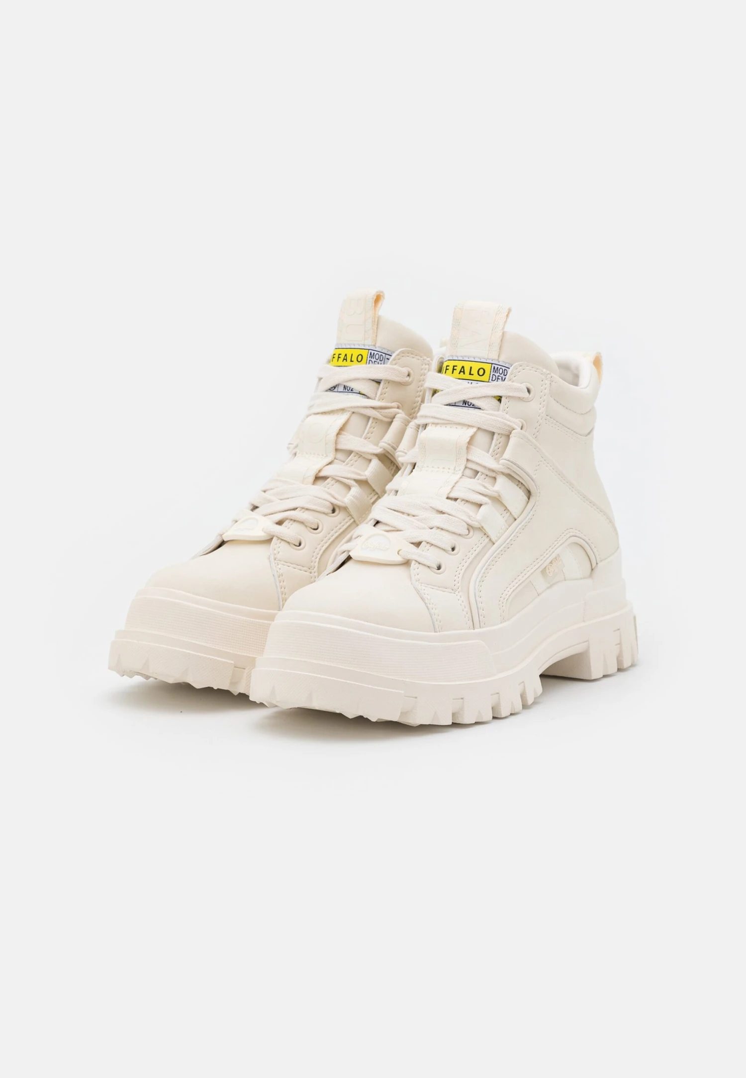 Buffalo Aspha Nc Mid Laceup - Botines Con Cordones - Offwhite 3 Buffalo Aspha Nc Mid Laceup - Botines Con Cordones - Offwhite - Imagen 3