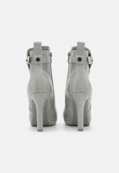 Buffalo Audrina - Botines De Tacón - Snake Light Grey -Buffalo ff45eea86b7a4e38a8d3b38a9dbf43f5